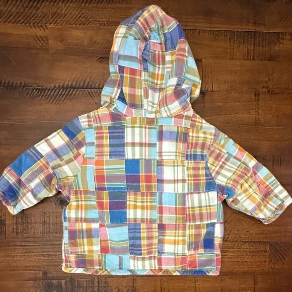 Vintage Oshkosh Boys Jacket Infant 12 Months Patchwork